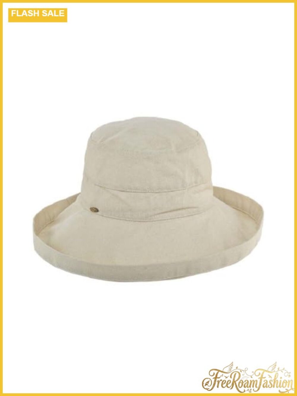 Scala Women's Cotton Wide Brim Sun Hat UPF 50+ Packable Adjustable